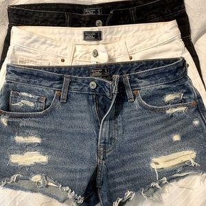 Low rise Jean shorts